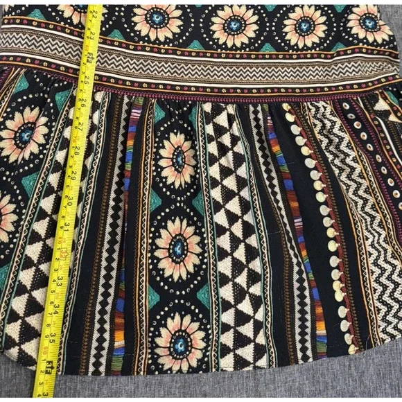 Farm Rio Carlotta Abstract Pattern Tunic Dress Size Medium - Picture 8 of 9